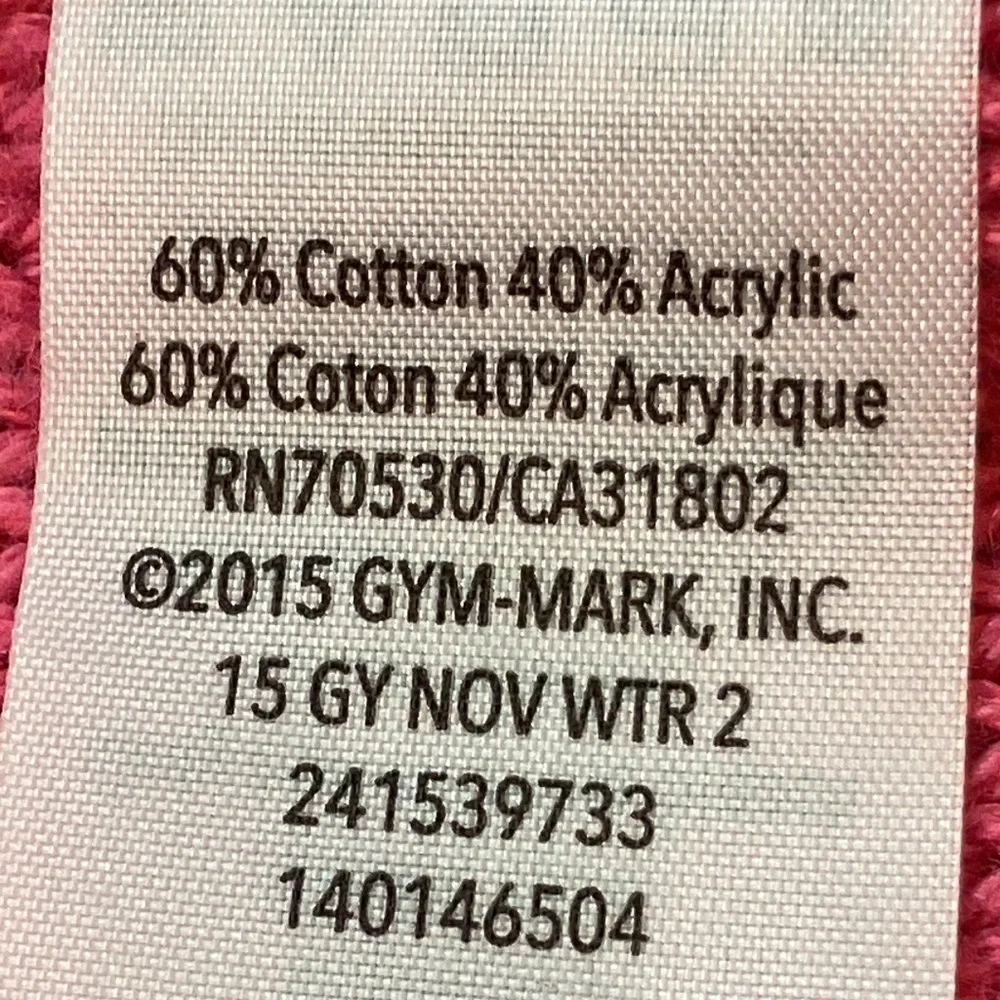 Gymboree Pink Full Front Zippered Sweater w/ Faux Fur Collar. Preowned Sz L